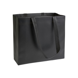 ON™ Laminated non-woven fabric shopping bag with gusset and long handles