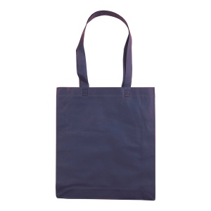 ON™ Heat-sealed 80 g/m2 non-woven fabric shopping bag with gusset and long handles