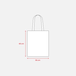 ON™ Heat-sealed 70 g/m2 non-woven fabric shopping bag, long handles