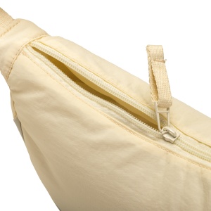 ON™ Nylon round bag with adjustable shoulder strap, zipper closure