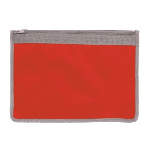 ON™ 420D polyester brief folder, zip closure