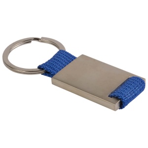 ON™ Metal and nylon key ring in a black box