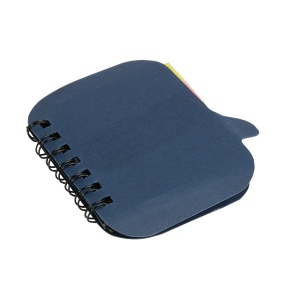 ON™ Small cardboard ring-bound notebook containing sticky notes