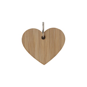 ON™ Heart-shaped sticky notes (80 pages), bamboo cover