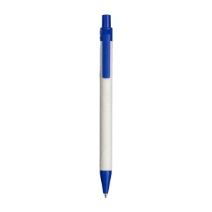 ON™ Recycled paper snap pen with coloured PLA details