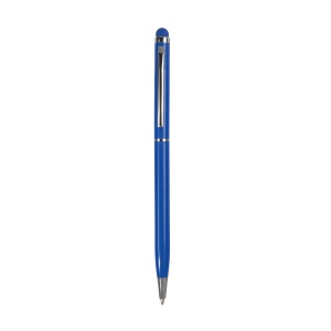 ON™ Twist pen with metal clip and barrel, and matching touchscreen rubber tip