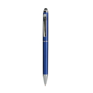 ON™ Plastic twist pen with touchscreen rubber tip