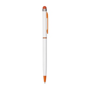 ON™ Metal twist pen, with touchscreen, clip and matching tip.