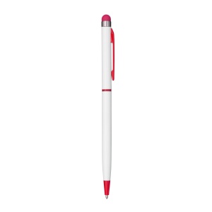 ON™ Metal twist pen, with touchscreen, clip and matching tip.