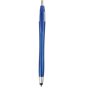 ON™ Plastic snap pen with touchscreen rubber tip