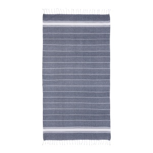 ON™ Recycled cotton fringed beach towel