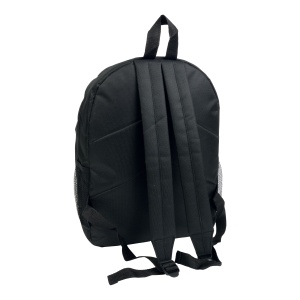 ON™ 600D polyester 6-pocket backpack (two mesh side pockets). Front pocket with velcro