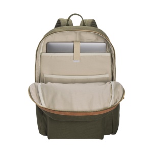 ON™ Recycled canvas backpack with padded notebook compartment