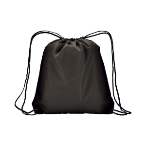 ON™ 210T polyester backpack with drawstring closure and reinforced corners