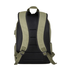 ON™ Laptop backpack in stone washed Canvas
