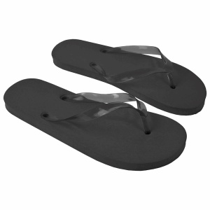 ON™ UNISEX flip-flops with PE (120 g) sole and transparent PVC straps. One size (40-44)