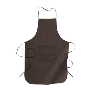 ON™ Non-woven fabric (80 g/m2) long cooking apron with front pocket, 60 x 90 cm