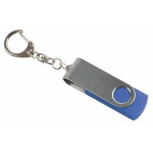 ON™ Rotatable, 4 GB, rubberised ABS/metal pen drive. Upload on request with delivery in 2 week