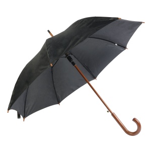 ON™ Automatic umbrella with wood shaft, ferrule and handle