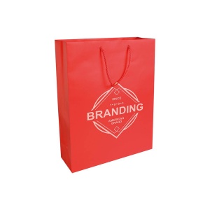ON 157 g/m2 matte laminated paper shopping bag with gusset and bottom reinforcement - Img 7