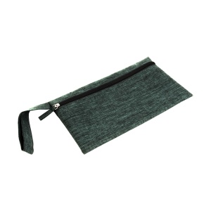 ON 900D polyester document holder with mélange effect, convenient handle and zipper closure - Img 3