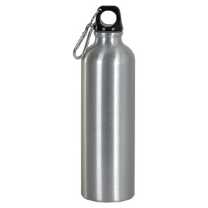 ON Aluminum bottle with carabiner. 750ml, no box