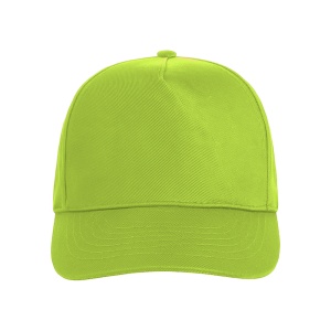ON Cotton 5-panel cap with 2 mm-thick visor, embroidered eyelets and adjustable velcro strap - Img 6