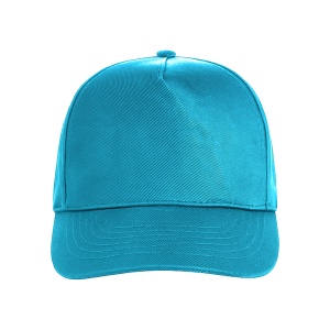 ON Cotton 5-panel cap with 2 mm-thick visor, embroidered eyelets and adjustable velcro strap - Img 16