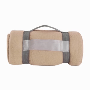 ON Pătură din fleece 190 gr, rulată cu bretele de nailON persONalizabile - Img 5