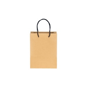 ON Pungă din hârtie reciclată naturală de 150 g/m2 cu clin și mânere scurte colorate - Img 15