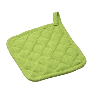 ON Recycled cotton kitchen pot holder with hooking loop