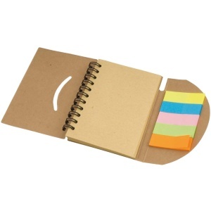 ON Recycled-paper ring-bound notepad (60 pages) with sticky notes - Img 3