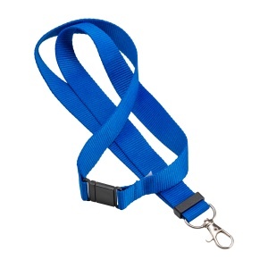 ON Recycled polyester R-PET lanyard with carabiner and safety hook