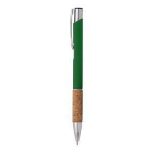 ON Rubberized alluminium snap pen, cork grip and chrome-plated details - Img 7