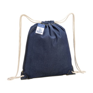 ON Rucsac din denim reciclat cu șnur și colțuri întărite