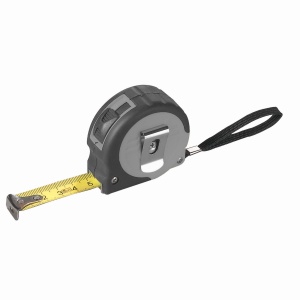 ON Ruletă de măsurare rapidă din ABS de 5 metri, cu buton de blocare, mâner din cauciuc și clemă pentru curea - Img 5