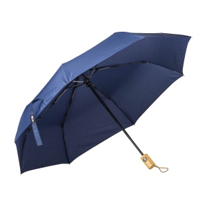 ON Umbrelă automată mini R-PET cu mâner din bambus
