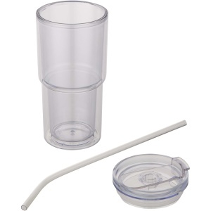 Pahar de plastic cu pereți dubli Archer, 480 ml - Img 6