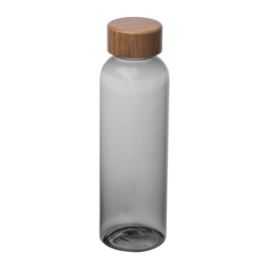 MC Sticlă de băut PET cu capac din bambus, 500ml