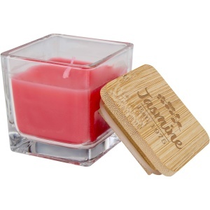 PF™ Ambra square glass candle with bamboo lid - Img 5