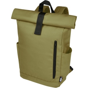 PF™ Byron 15.6" GRS RPET roll-top backpack 18L