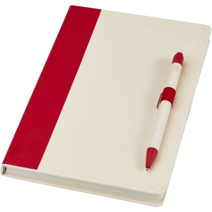 PF™ Dairy Dream A5 size reference recycled milk cartons notebook and ballpoint pen set