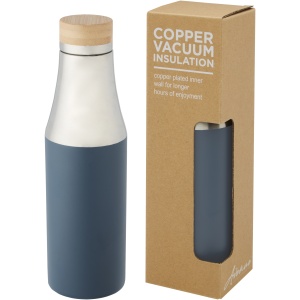 PF™ Hulan 540 ml copper vacuum insulated stainless steel bottle with bamboo lid