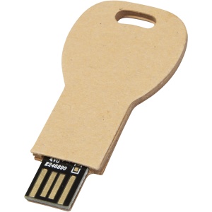 PF™ Key-shaped recycled paper USB 2.0