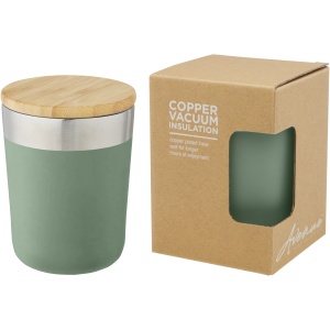 PF™ Lagan 330 ml copper vacuum insulated stainless steel tumbler with bamboo lid