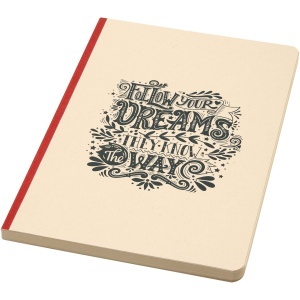 PF™ Liliana A5 sugarcane and RPET soft cover notebook - Img 5
