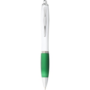 PF™ Nash ballpoint pen with white barrel and coloured grip (black ink)
