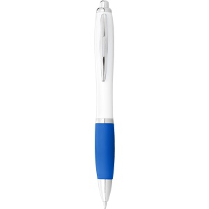 PF™ Nash ballpoint pen with white barrel and coloured grip (black ink)
