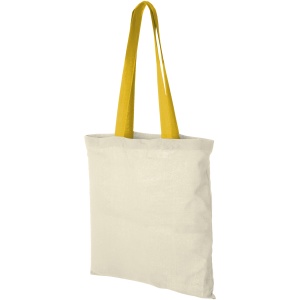 PF™ Nevada 100 g/m² cotton tote bag coloured handles 7L