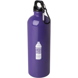 PF™ Oregon sticlă de apă 750 ml din oțel inoxidabil simplu perete certificat RCS cu carabină - Img 17